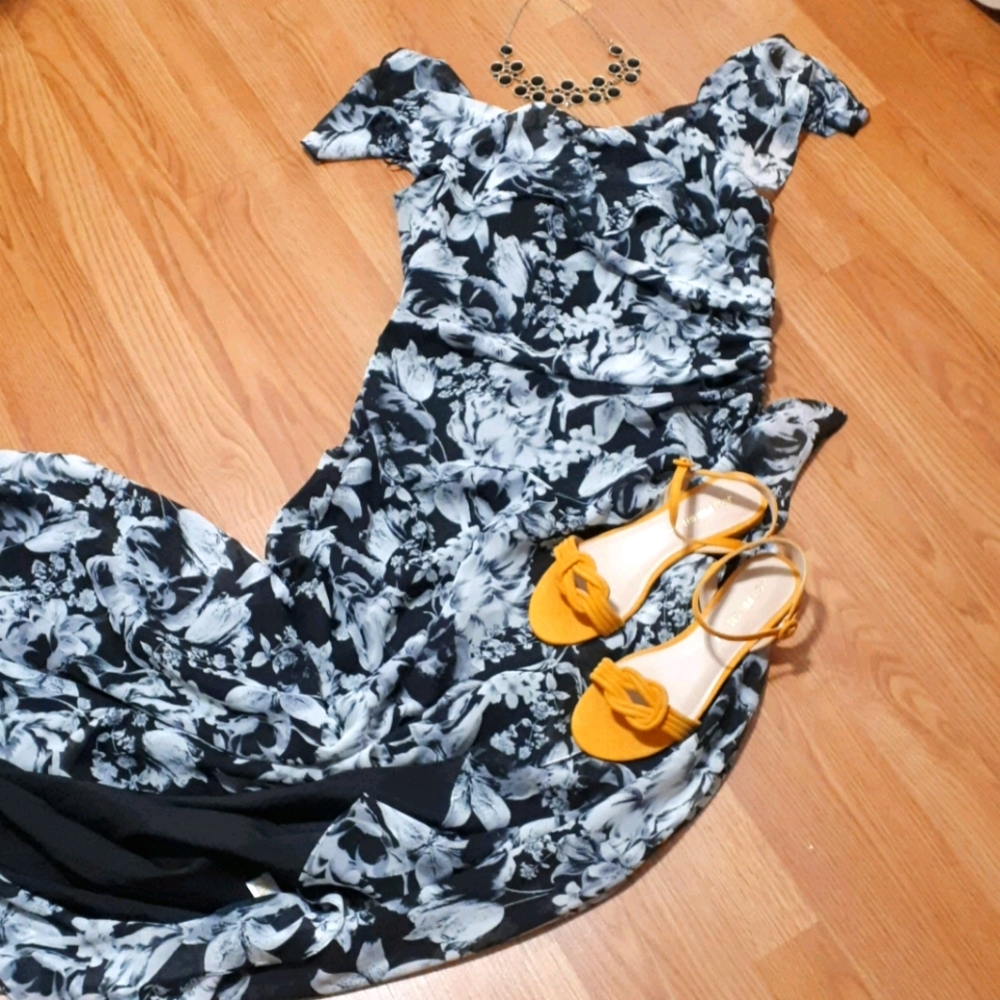 Floral cocktail dress